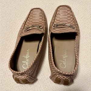 Cole Haan Women's Textured Brown Loafers